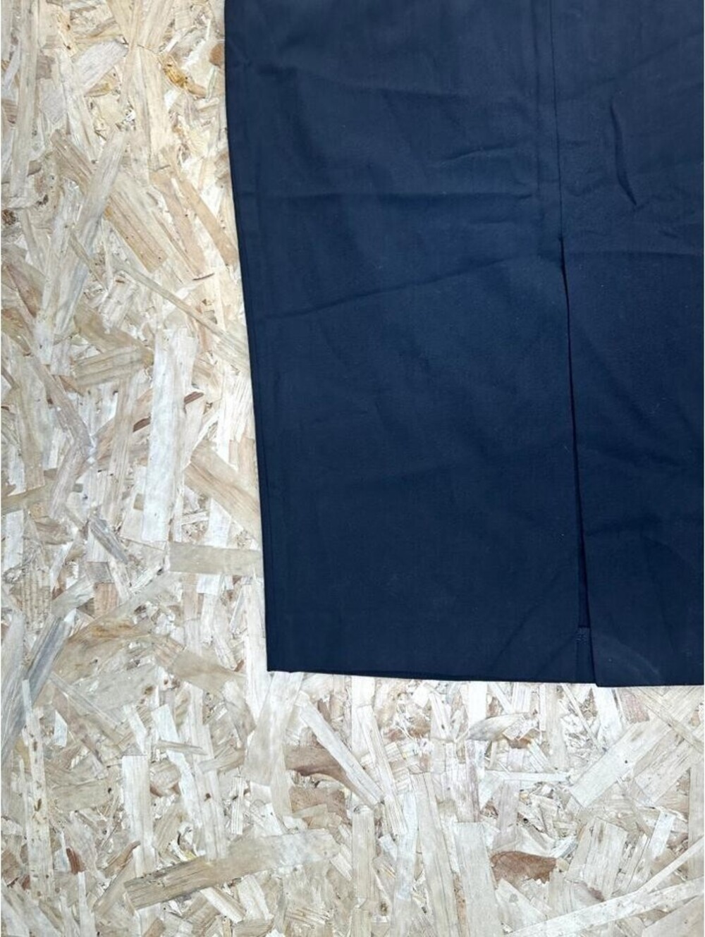 Zara Womens Black Pencil Skirt Size L High Waist Front Slit Midi Length - Picture 3 of 15